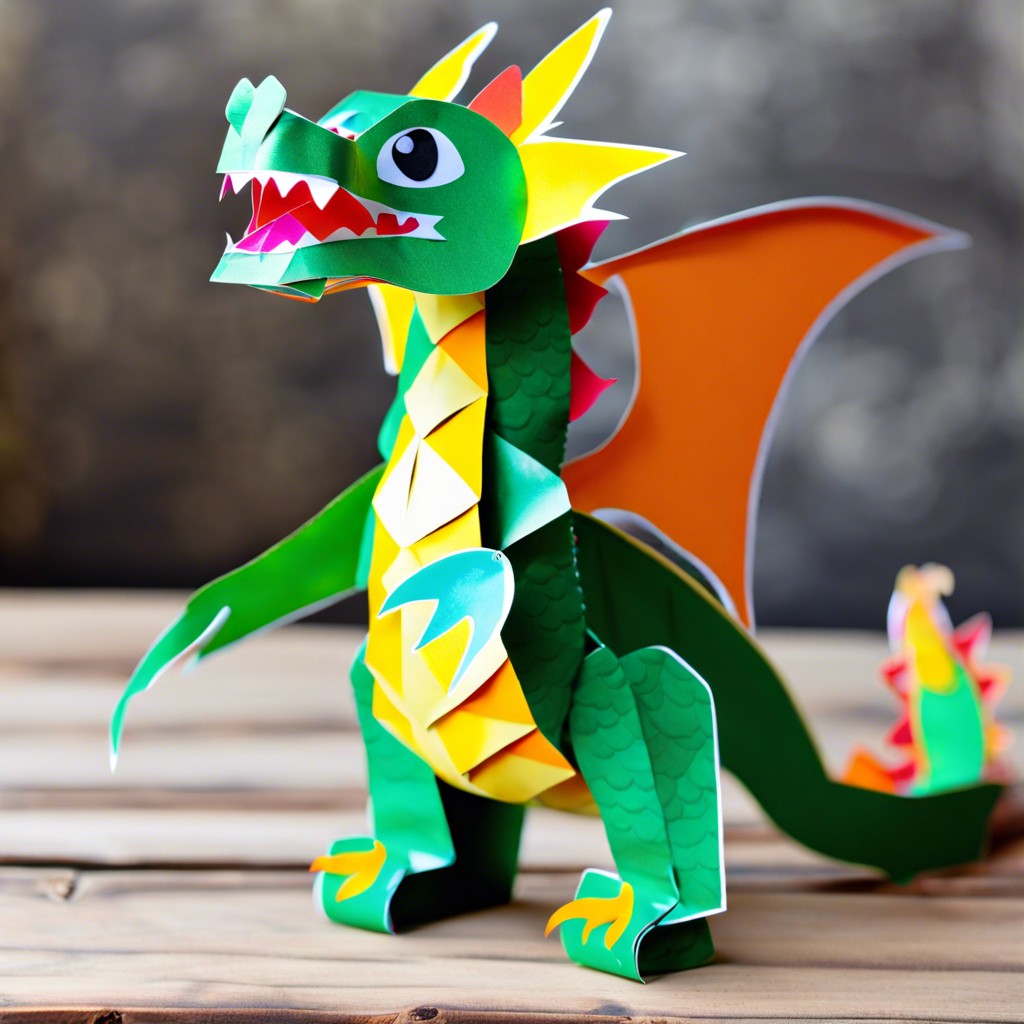 15 Cute Paper Dragon Puppet Ideas – My Puppet Dragon